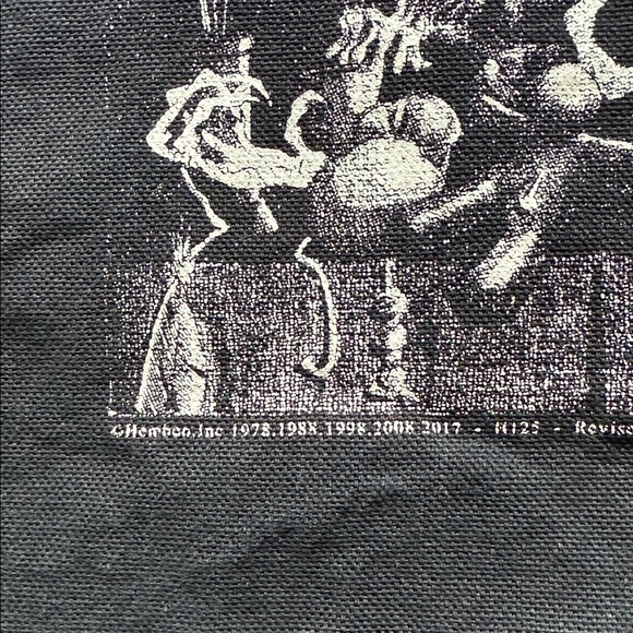 Marie Laveau's House of Voodoo New Orleans Black Tote Bag Shopper Cotton Laveau - Picture 7 of 9
